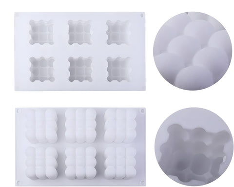 Smello's 6 Cavity Bubble Candle Silicone Mould (SCM 140)