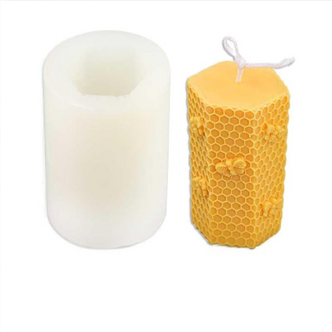 Smello's Bee Honeycomb Candle Silicone Mould (SCM 126)