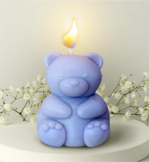 Smello's Cute Teddy Bear Candle Silicone Mould (SCM 195)