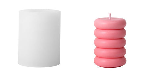 Smello's Spiral Cylindrical Candle Silicone Mould (SCM 127)