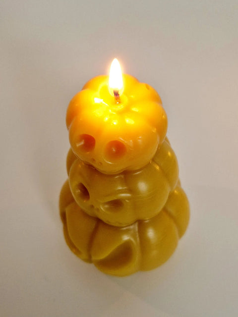 Smello's Stacked Pumpkin Halloween Candle Silicone Mould (SCM 200)