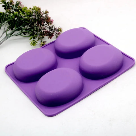 Smello's 4 Cavity Round Tree Silicone 3D Multi Cavity Mould (MC 104)