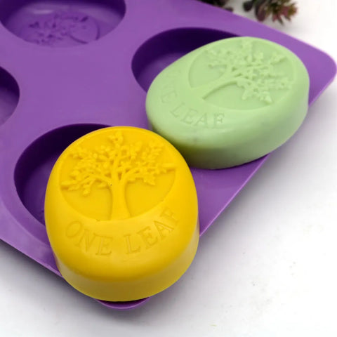 Smello's 4 Cavity Round Tree Silicone 3D Multi Cavity Mould (MC 104)