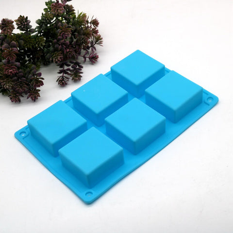 Smello's 6 Cavity Square Silicon Moulds (BS 111)