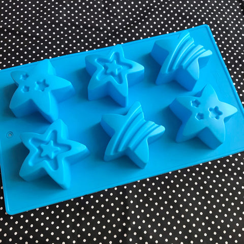 Smello's 6 Cavity Star Kids Special Silicone Mould (KS 107)