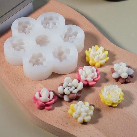 fondant succulent molds Smello's 3D Succulent Silicone Mould (FB 154)