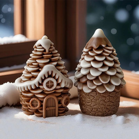 Smello Christmas House Silicone Mould for Candles, Soap & Resin (SCM 266)