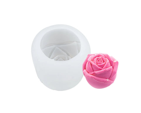 Smello's Flower Bloom Rose Shape Silicone Soap Moulds (SC 133)