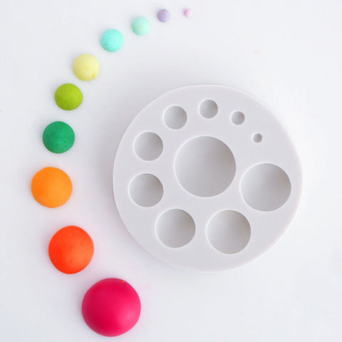 Smello's Sphere Mould Pearl Hemisphere Silicone Fondant Mould (FB 116)