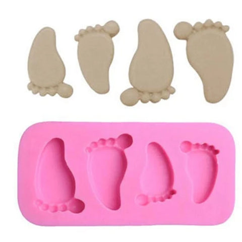 Smello's Baby Foot Silicone Fondant Mould (FB 145)