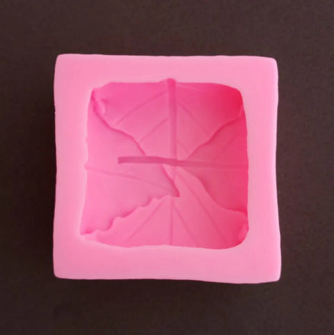 Smello's Cuboid with Leaves Silicone Soap Moulds (SC 131)