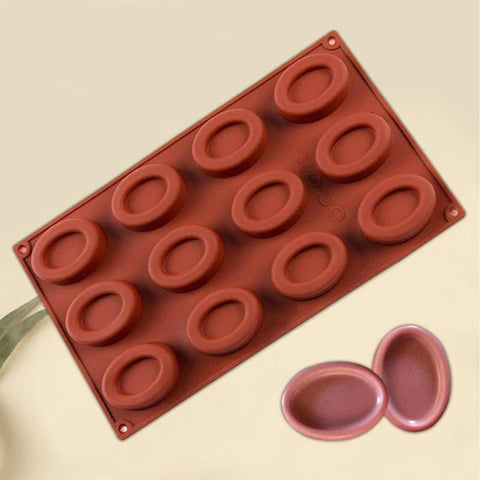 Smello's 12 Cavity Small Oval Sample Size Mould (SS 108)