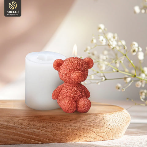 Smello's Sitting Bear Candle Silicone Mould (SCM 220)