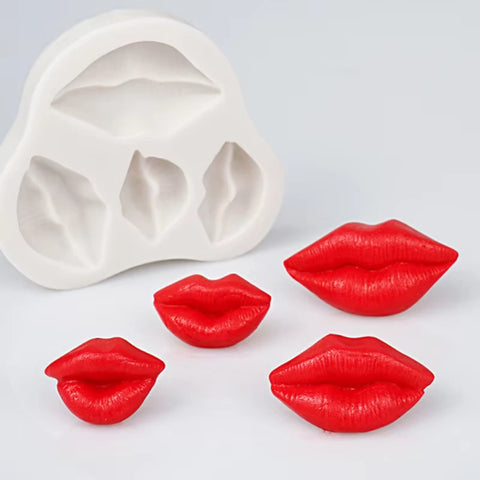 Smello's 3D Lips Silicone Fondant Mould (FB 101)