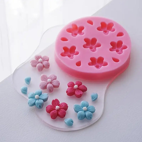 Smello's Cherry Blossom Flower Silicone Fondant Mould (FB 123)