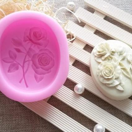 Smello's Floral Silicone Soap Moulds (SC 128)