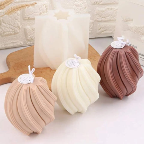 Smello's Line Swirl Candle Silicone Mould (SCM 145)