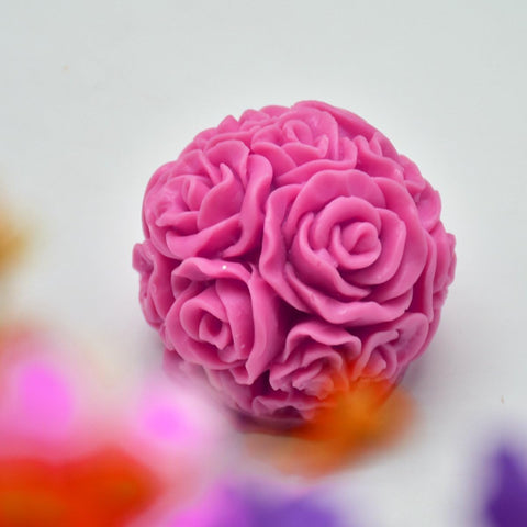 Smello's 3D Rose Floral Shaped Silicone Soap Moulds (SC 103)