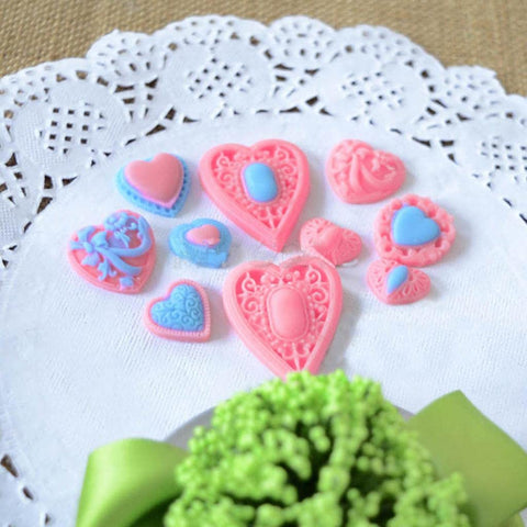 Smello's Royal Heart Silicone Fondant Mould (FB 103)