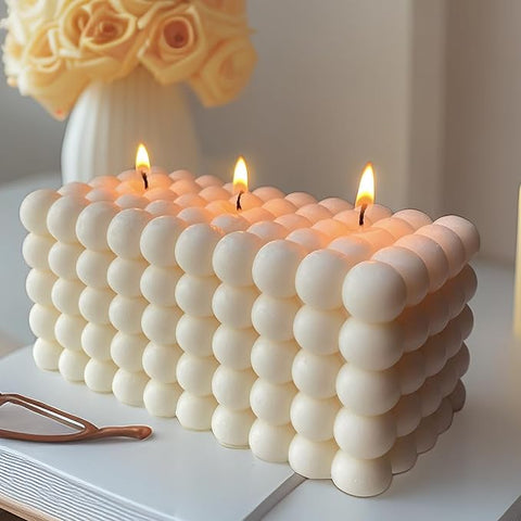 Smello's 3D Bubble Cube Candle Silicone Mould (SCM 116)