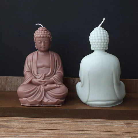 Smello's Meditating Buddha Candle Silicone Mould (SCM 165)