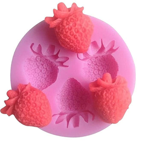 Smello's Strawberry Silicone Fondant Mould (FB 143)