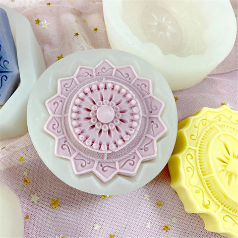 Smello's Vintage Embossed Pattern Silicone Soap Moulds (SC 110)