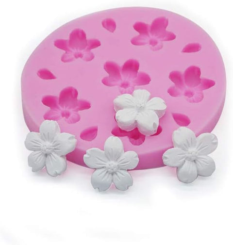 Smello's Cherry Blossom Flower Silicone Fondant Mould (FB 123)