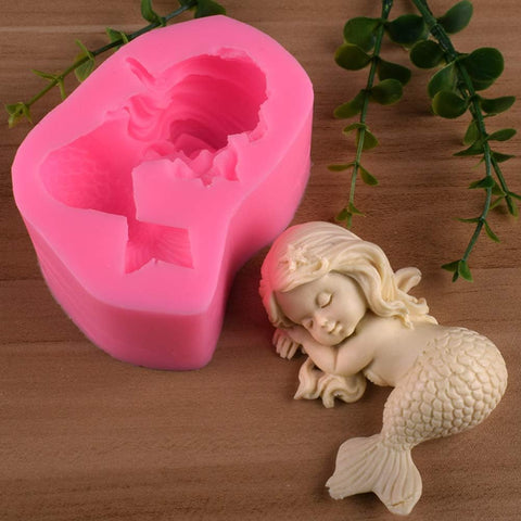 Smello's Baby Mermaid Silicone Soap Moulds (SC 119)