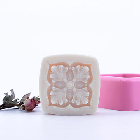 Smello's Square Flower Silicone Soap Moulds (SC 124)