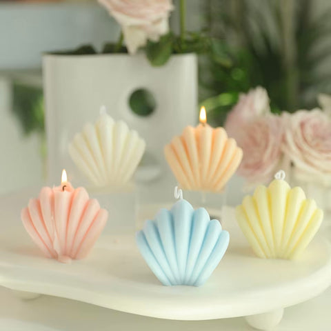 Smello's Sea Shell Petal Candle Silicone Mould (SCM 117)