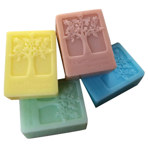 Smello's 4 Cavities Rectangle Life Tree Silicone 3D Multi Cavity Mould (MC 101)