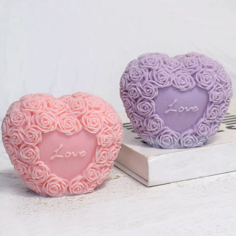 Smello's 3D Love Valentine Candle Silicone Mould (SCM 178)