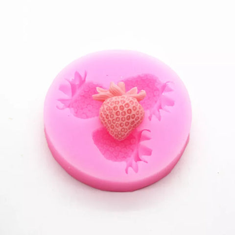 Smello's Strawberry Silicone Fondant Mould (FB 143)