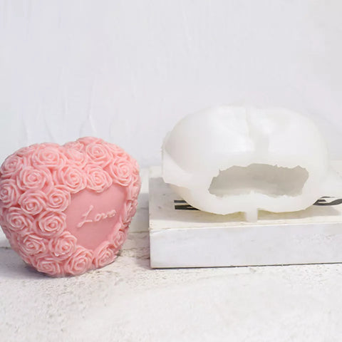 Smello's 3D Love Valentine Candle Silicone Mould (SCM 178)