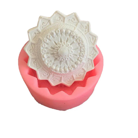 Smello's Vintage Embossed Pattern Silicone Soap Moulds (SC 110)