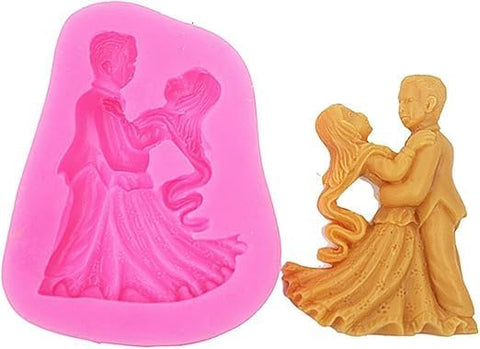 Smello's Dancing Couple Silicone Soap Moulds (SC 123)