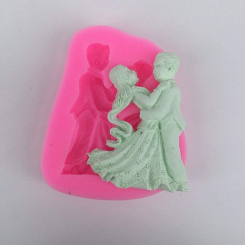 Smello's Dancing Couple Silicone Soap Moulds (SC 123)