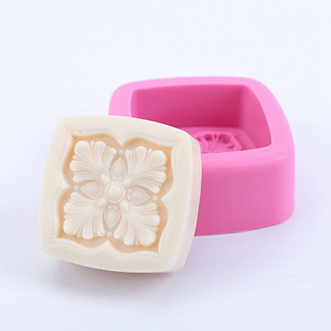 Smello's Square Flower Silicone Soap Moulds (SC 124)