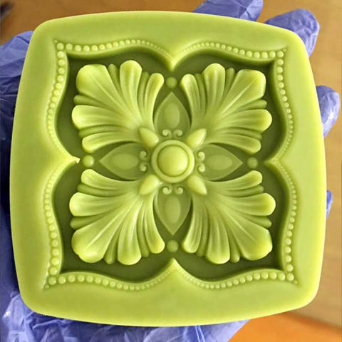 Smello's Square Flower Silicone Soap Moulds (SC 124)