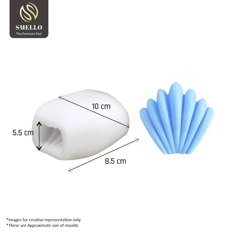 Smello's Sea Shell Petal Candle Silicone Mould (SCM 117)