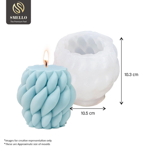 Smello's Knot Ball Candle Silicone Mould (SCM 144)