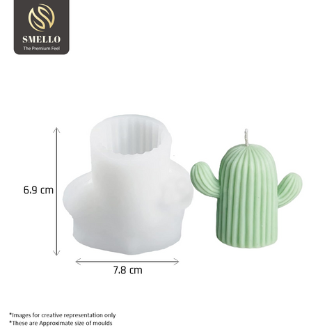 Smello's Small Cactus Candle Silicone Mould (SCM 121)