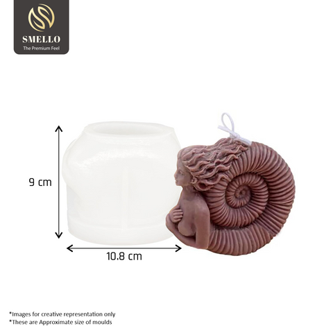 Smello's Mermaid Candle Silicone Mould (SCM 151)