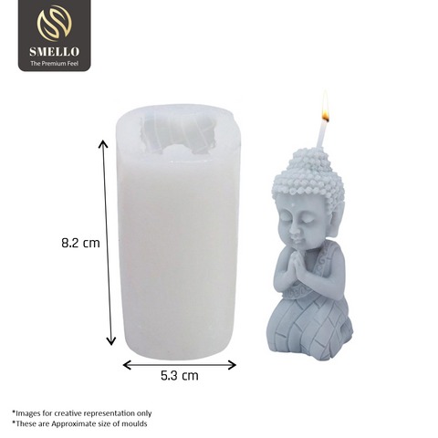 Smello's Namaste Buddha Candle Silicone Mould (SCM 147)