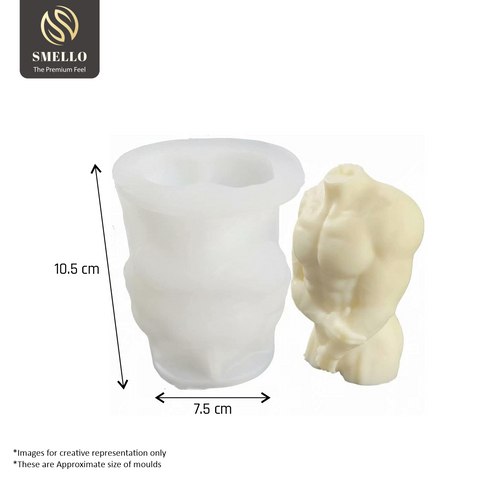 Smello's Male Torso Candle Silicone Mould (SCM 123)