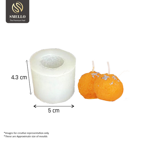 Smello's Besan Laddu Candle Silicone Mould (SCM 183)