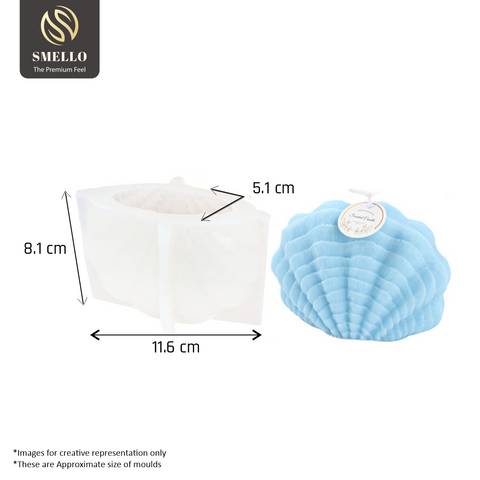 Smello's Ocean Sea Shell Candle Silicone Mould (SCM 166)