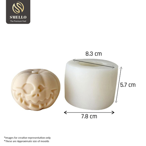 Smello's 3D Pumpkin Candle Silicone Mould (SCM 203)