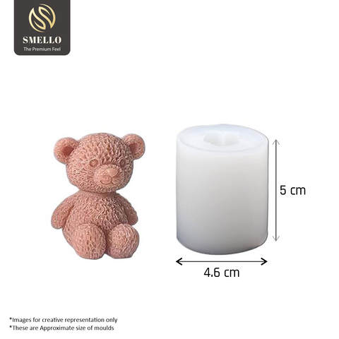 Smello's Sitting Bear Candle Silicone Mould (SCM 220)